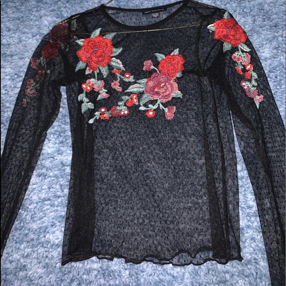 American eagle mesh top